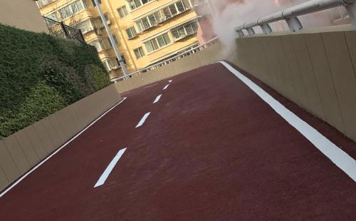 察布查尔彩色路面